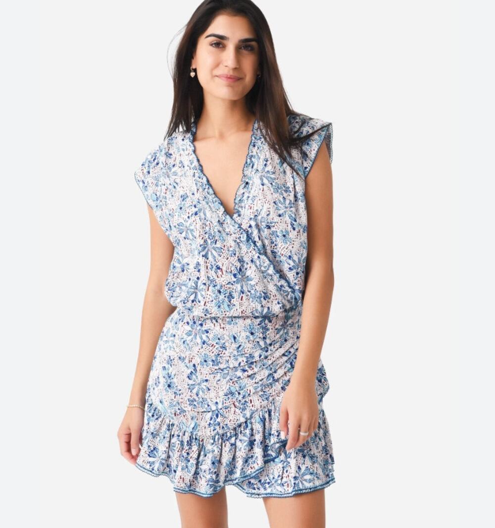 Poupette St Barth Estelle Mini Resort Vacation Tropical Dress NWT Size XS